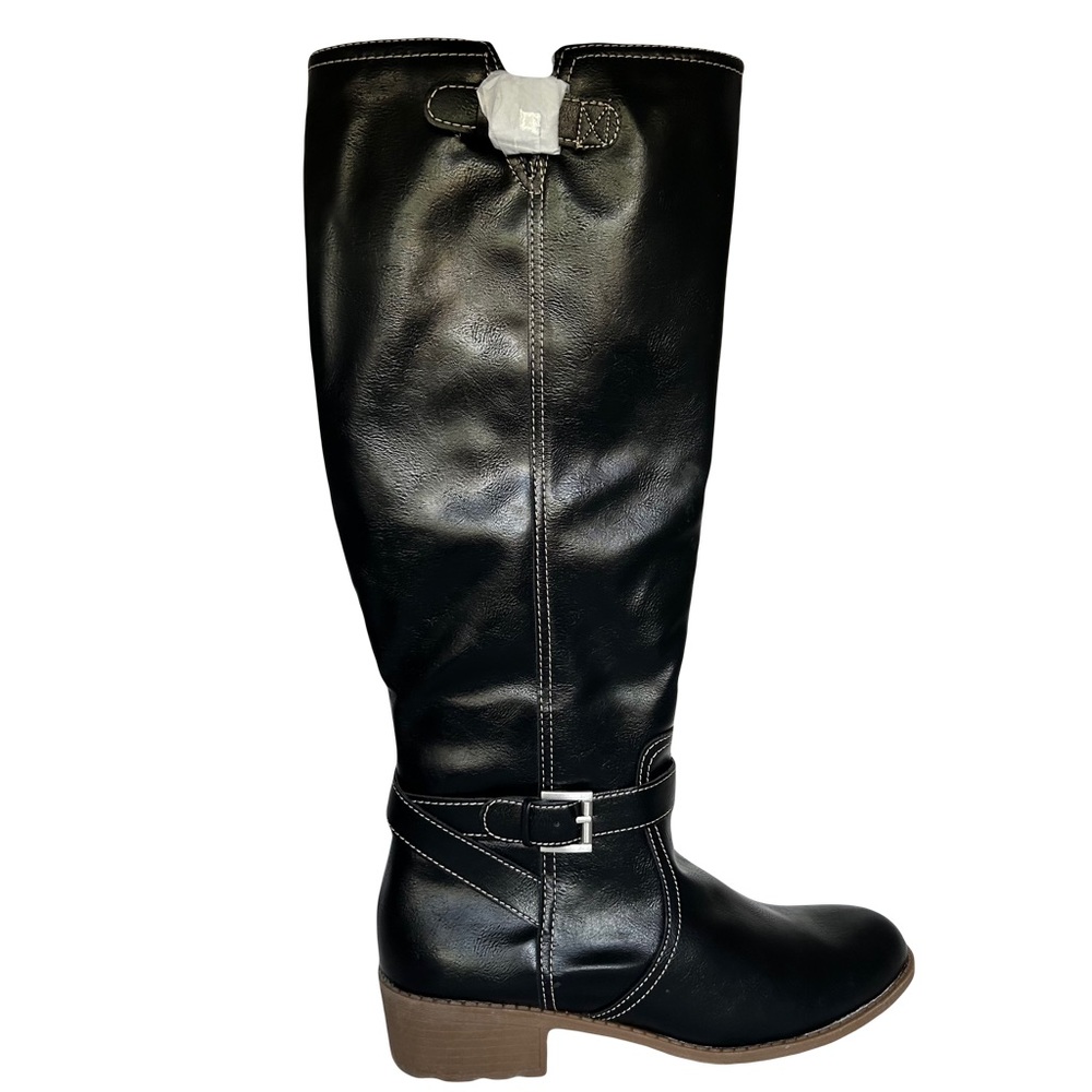 NEW WITH TAG ST JOHN’S BAY BLACK BOOTS “SJB DORAL” SIZE 11 M HEELS 2”